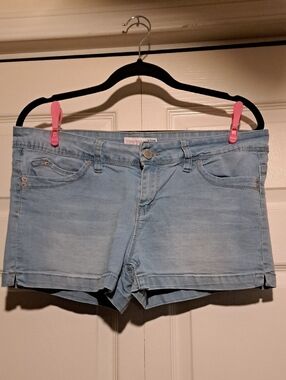 YMI Light Wash Denim Shorties